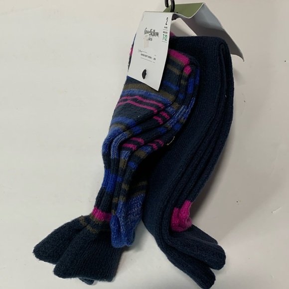 Goodfellow Co Crew Socks 2 Pairs Size 7-12 New - Picture 3 of 6